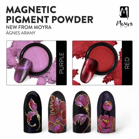 MAGNETIC CAT EYE EFFECT - Pigment Powder Red