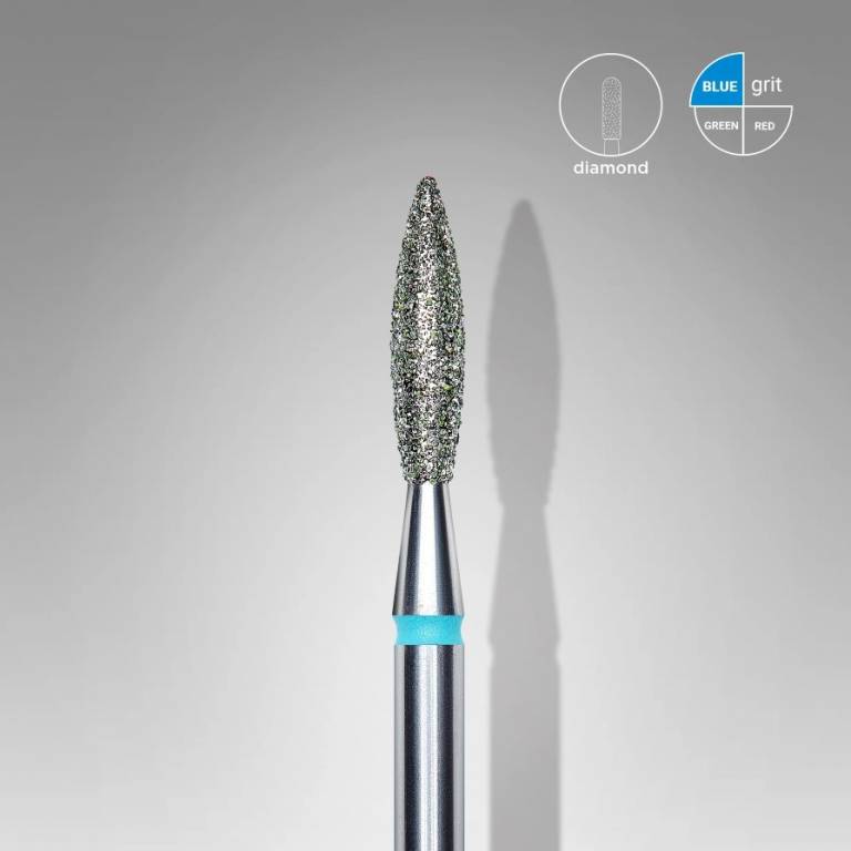 Staleks – Diamantschneider "Flamme" (FA10B023/10) - Ø 2.3mm, 10mm, mittel Staleks – Diamantschneider "Flamme" (FA10B023/10) - Ø 2.3mm, 10mm, mittel