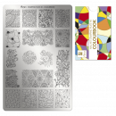 Moyra Stamping Schablone - Stempeln statt Malen - die schnelle und kreative Nailart für Anfänger und Profis zugleich - Colourbook Nr.48