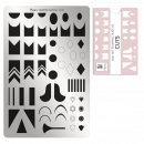 Moyra Stamping Schablone - Stempeln statt Malen - die schnelle und kreative Nailart für Anfänger und Profis zugleich - Cuts Nr.60